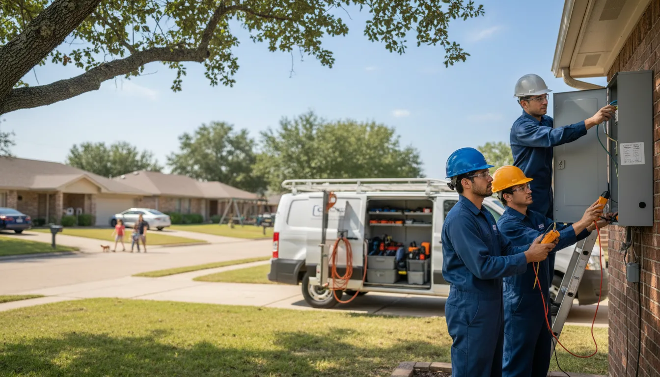 Certified electrician providing emergency electrical services in Enterprise, UT